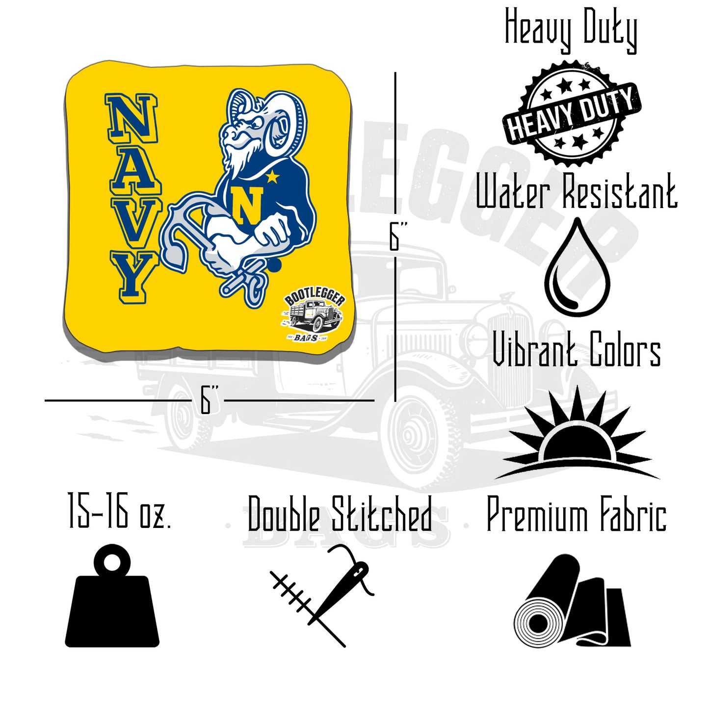 Navy Midshipman Cornhole Bags