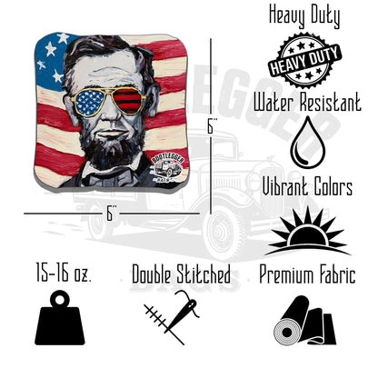 Franklin and Lincoln Cornhole Bags