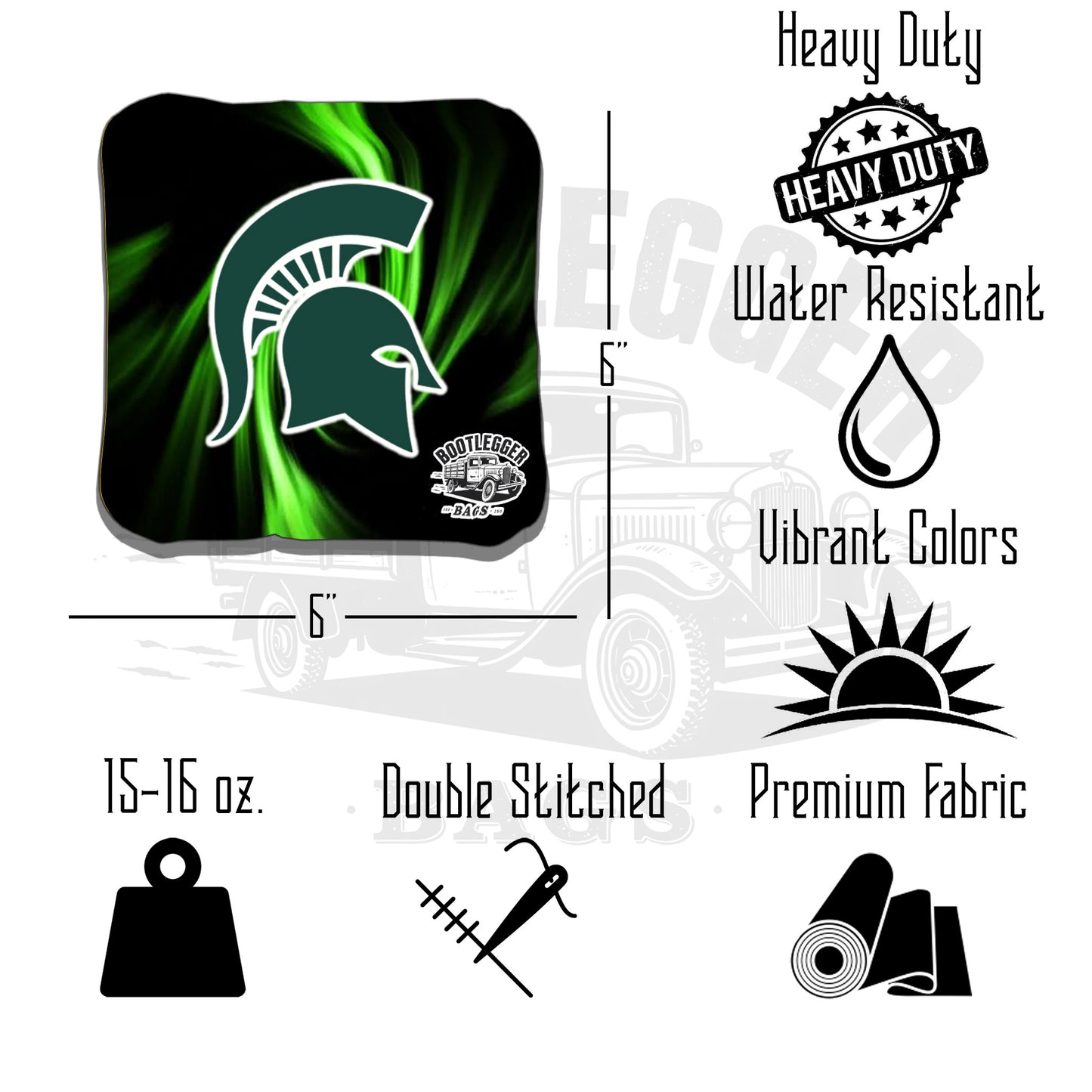 MSU Throwback Cornhole Bags