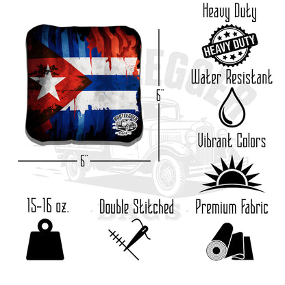 Cuban Flag Cornhole Bags