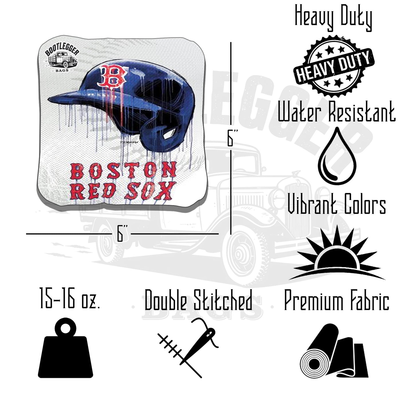 Red Sox Fenway Park Fan Art Cornhole Bags