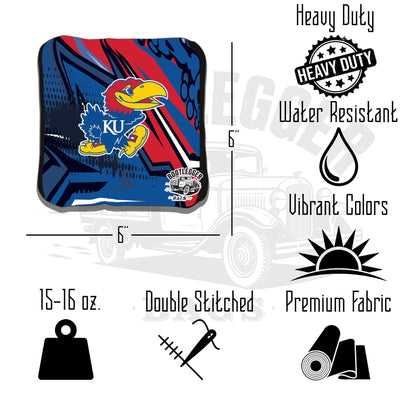 Kansas Jayhawks Cornhole Bags