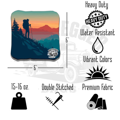 Hiking Mountains Cornhole Bags