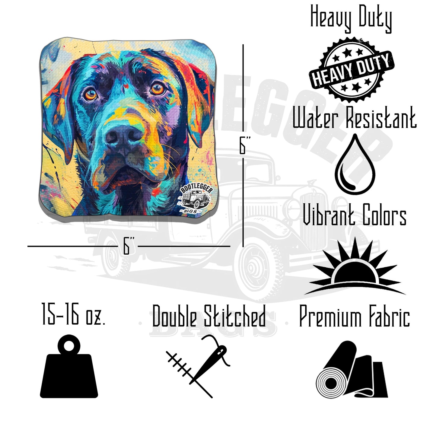 Labrador Cornhole Bags