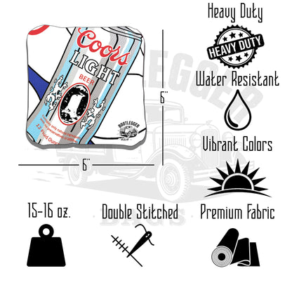 Coors Light Fan Art Cornhole Bags
