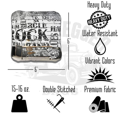 Rock N Roll Themed Cornhole Bags