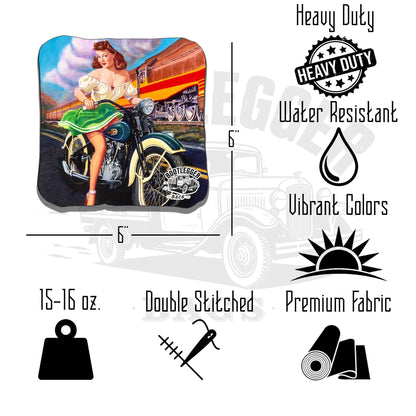 Harley Davidson Pin-ups Cornhole Bags