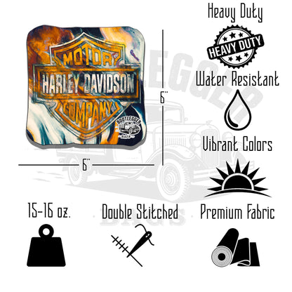 Harley Davidson Throwback Cornhole Bags