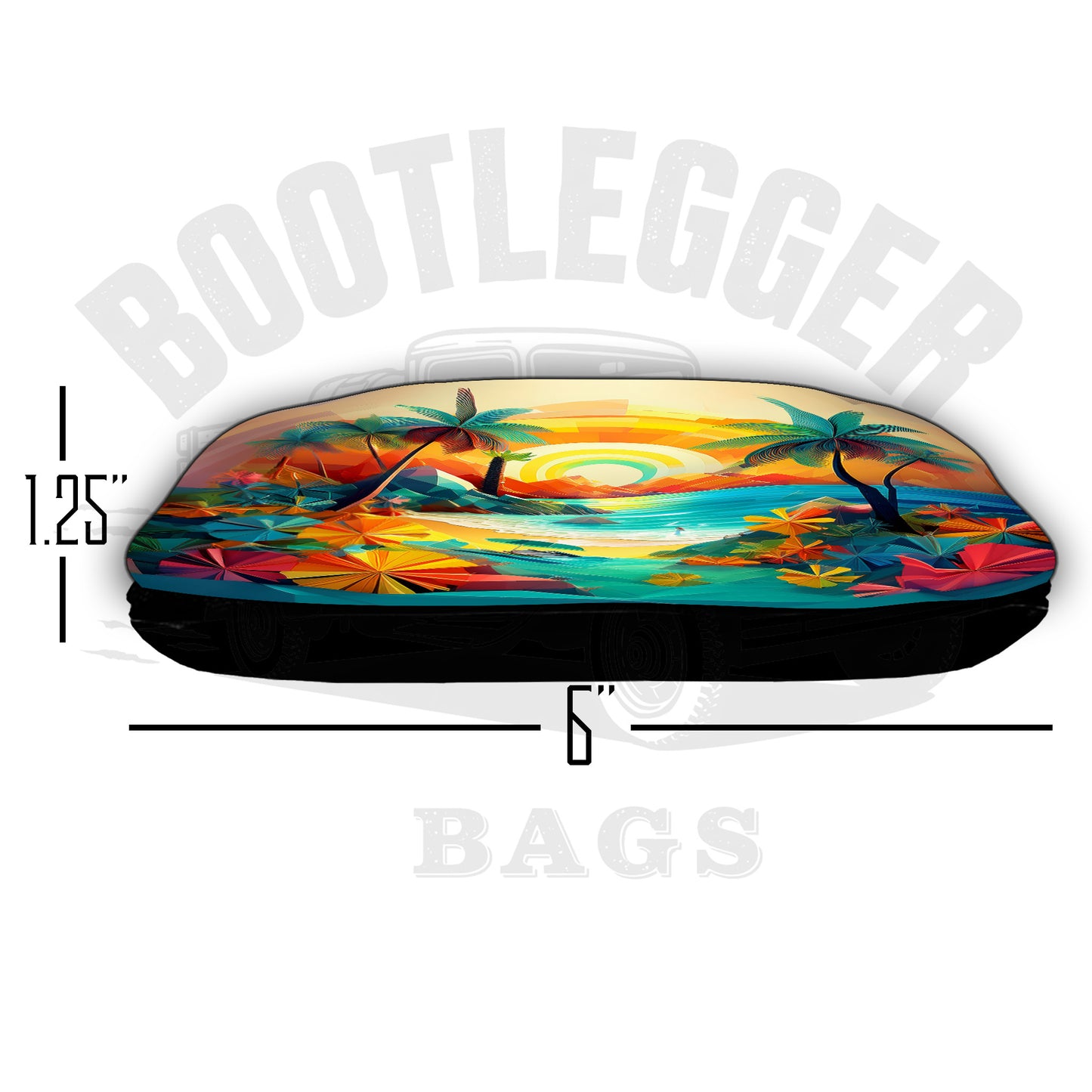 Ocean Sunset and Seashell Cornhole Bags