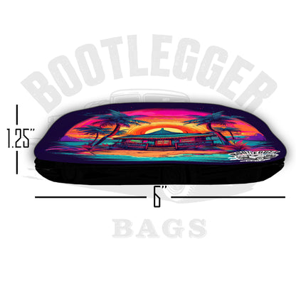 Beach Tiki Hut Oasis Cornhole Bags