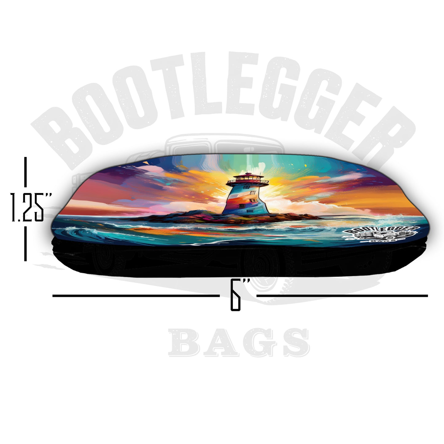 Watercolor Lighthouse Cornhole Bags