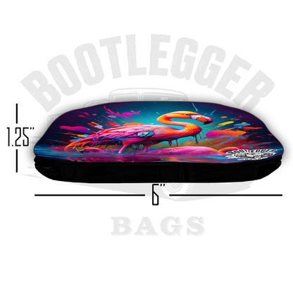 Parrot and Flamingo Watercolor Cornhole Bags