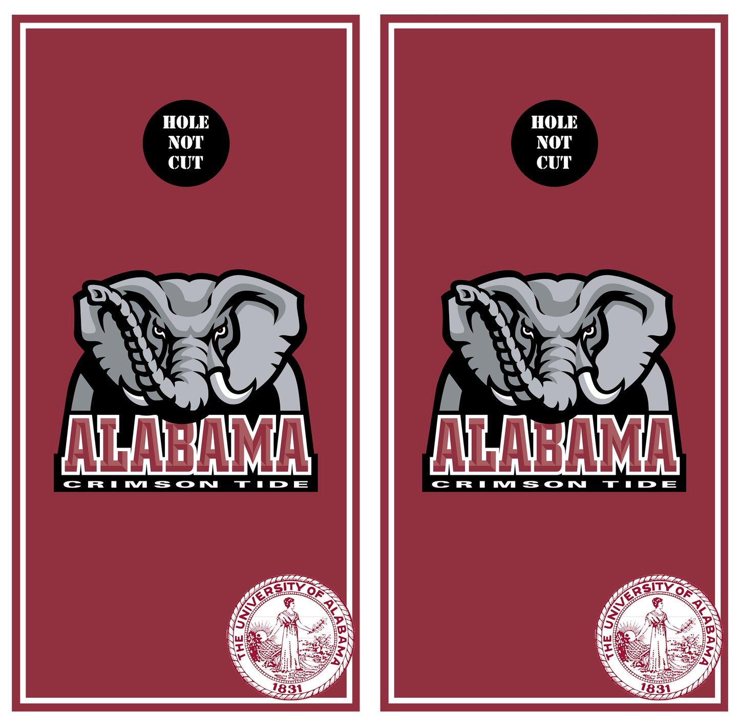 Alabama Crimson Tide Logo/Seal Vinyl Wraps
