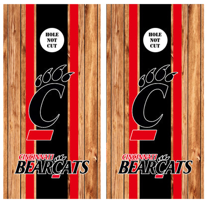 Cincinnati Bearcats Printed Vinyl Wraps/Skins