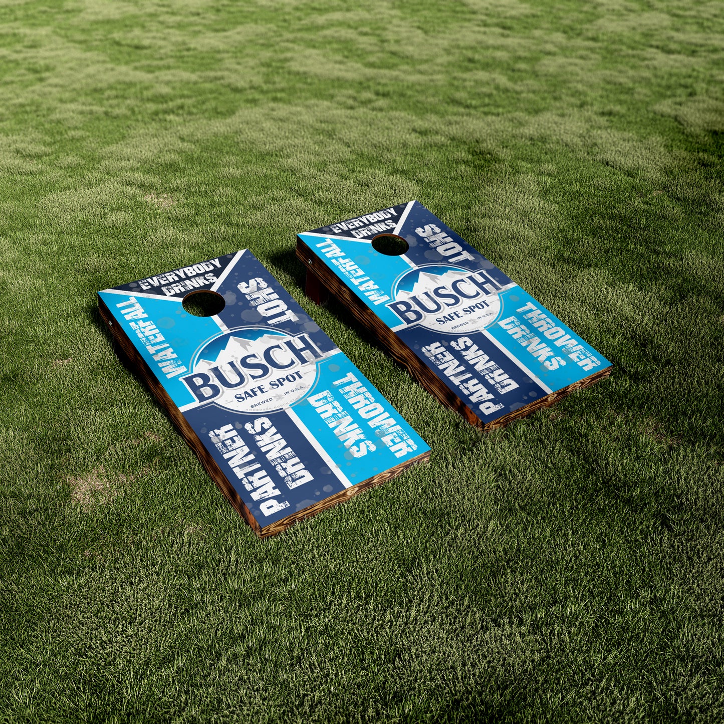 Busch Waterfall Drinking Game Vinyl Wraps/Skins