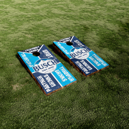 Busch Waterfall Drinking Game Vinyl Wraps/Skins