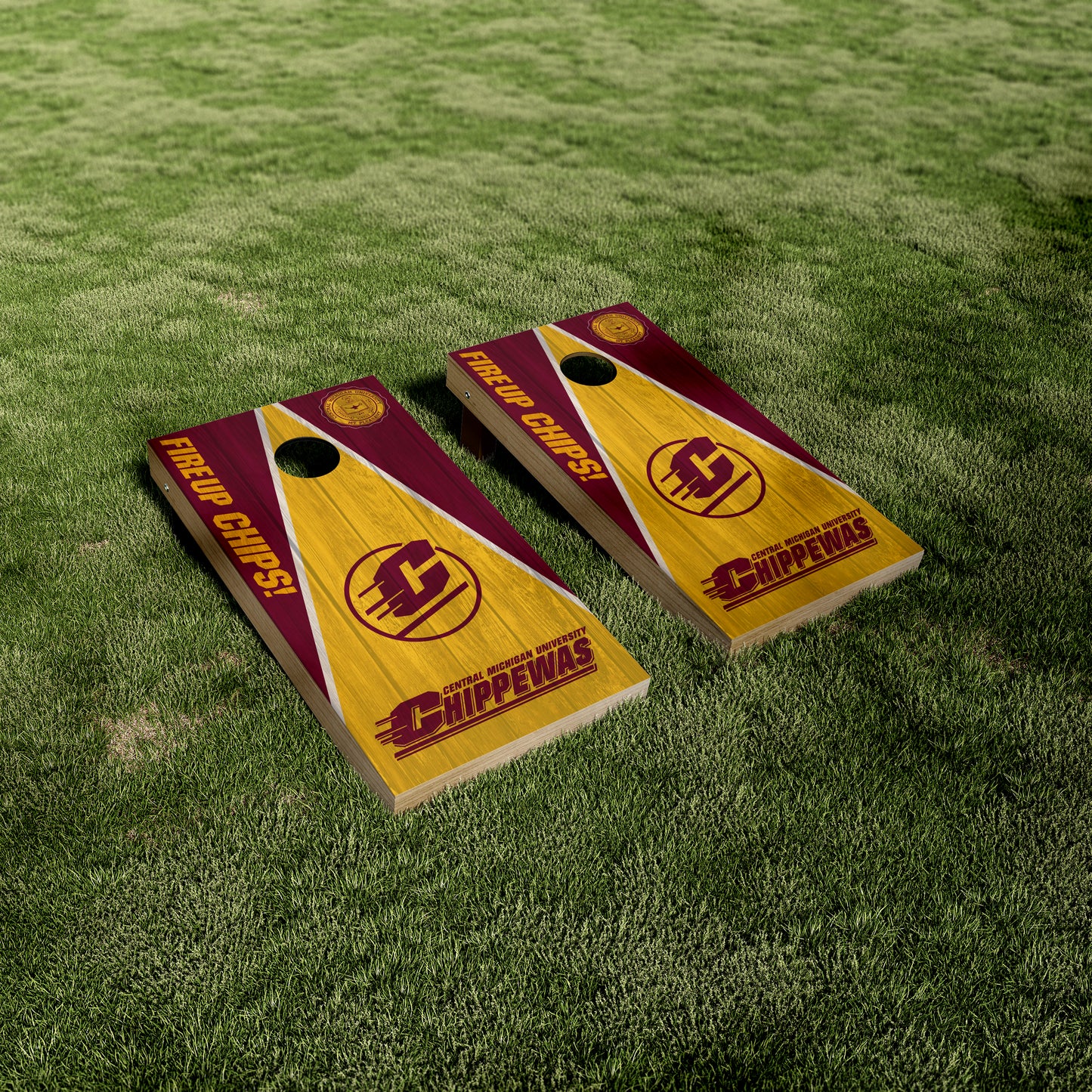 Central Michigan University Fire Up Chips Printed Vinyls/Skins