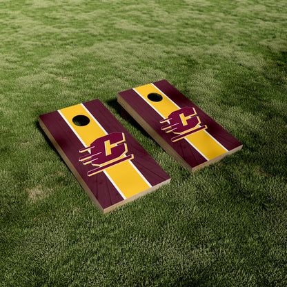 Central Michigan University Stripes Printed Vinyl Wraps/Skins