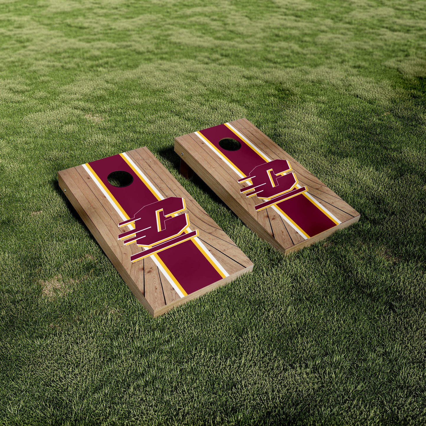 Central Michigan 3D Wood Printed Vinyl Wraps/Skins