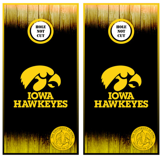 Iowa Hawkeyes Printed Vinyl Wraps/Skins