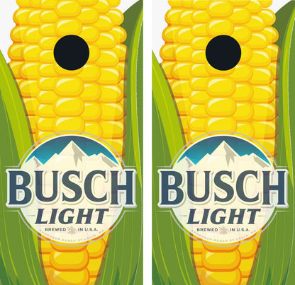 Busch Beer Corn Cob Printed Cornhole Set