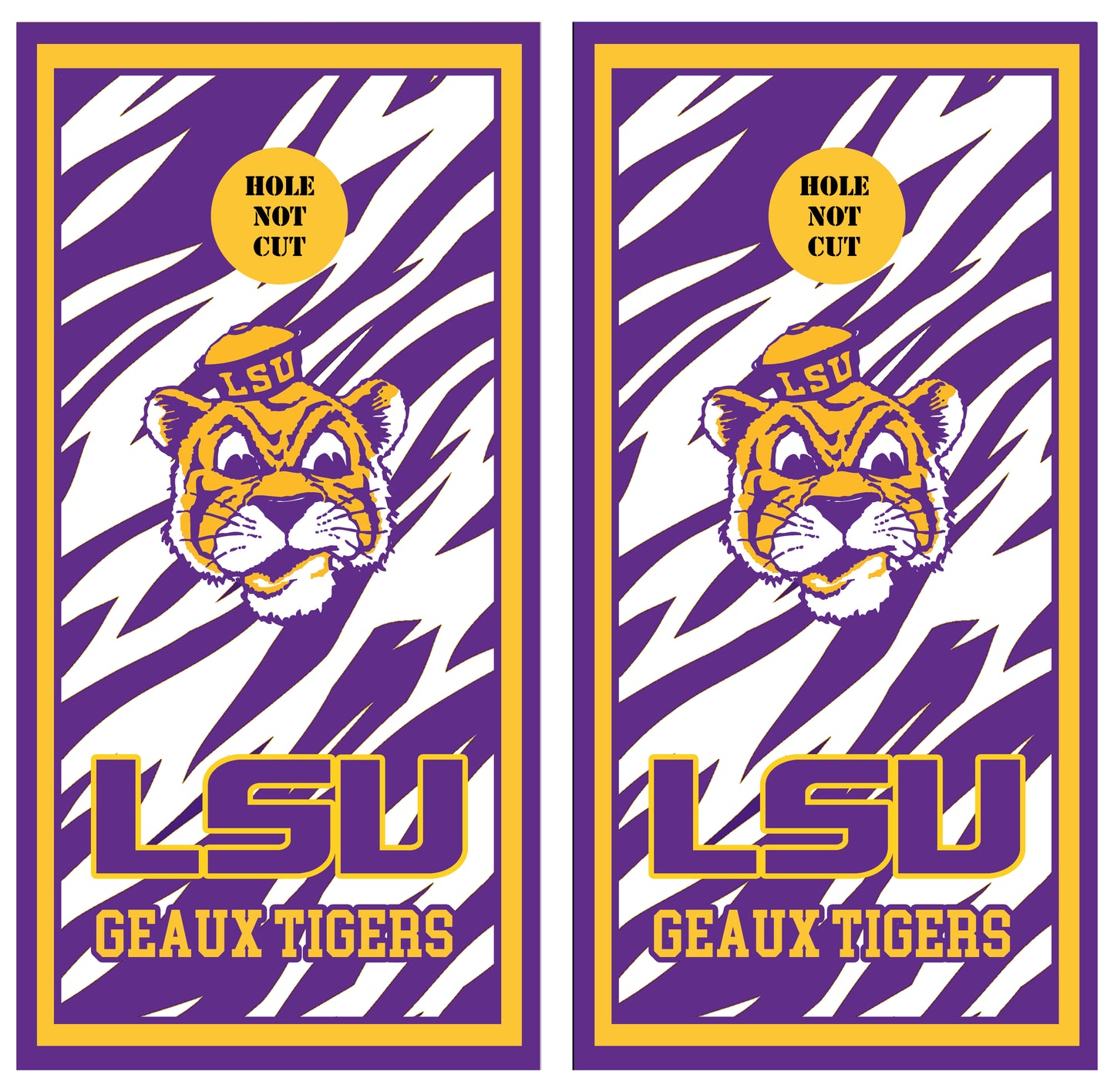 Louisiana State University Geaux Tigers Wraps/Skins