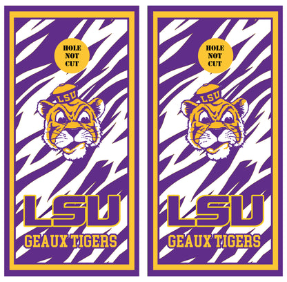 Louisiana State University Geaux Tigers Wraps/Skins
