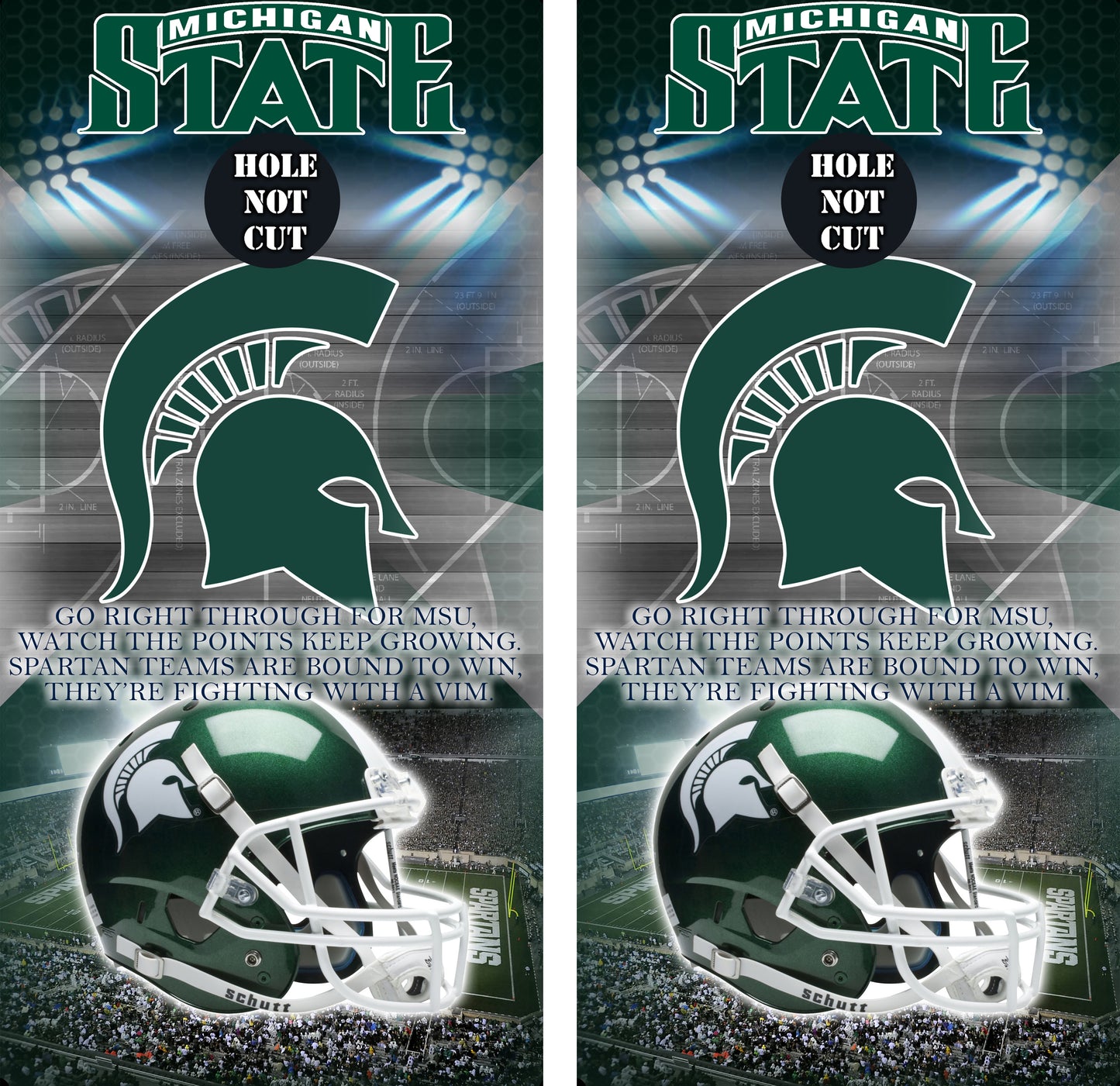 MSU Spartan Field Vinyl Wraps/Skins
