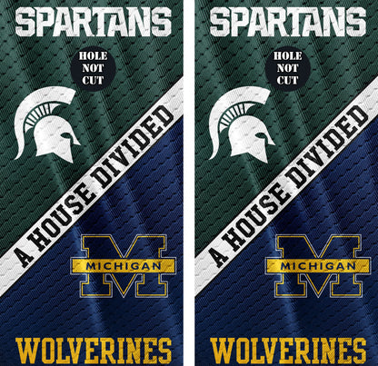 House Divided UofM vs. MSU Vinyl Wraps/Skins