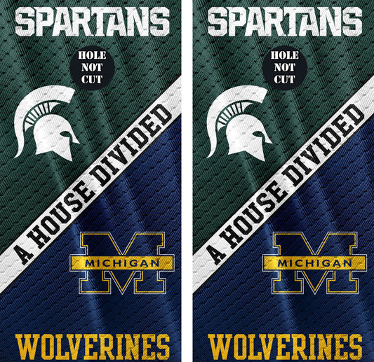 House Divided UofM vs. MSU Vinyl Wraps/Skins