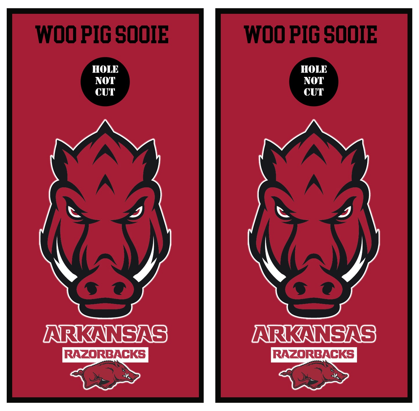 Arkansas Razorbacks Woo Pig Sooie Vinyl Wraps/Skins