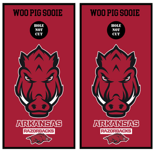 Arkansas Razorbacks Woo Pig Sooie Vinyl Wraps/Skins