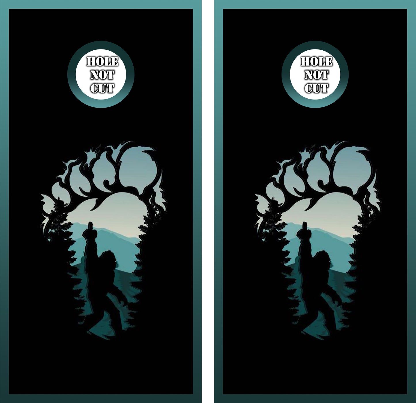 Bigfoot Middle Finger Vinyl Wraps/Skins