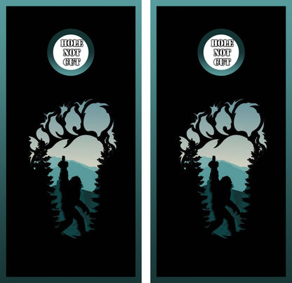 Bigfoot Middle Finger Vinyl Wraps/Skins
