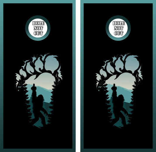 Bigfoot Middle Finger Vinyl Wraps/Skins