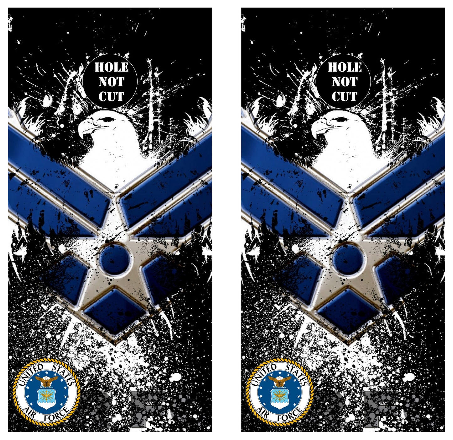 United States Air Force Splattered Logo Vinyl Wraps/Skins