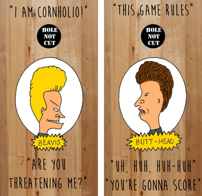 Beavis and Butthead Cornhole Vinyl Wraps/Skins