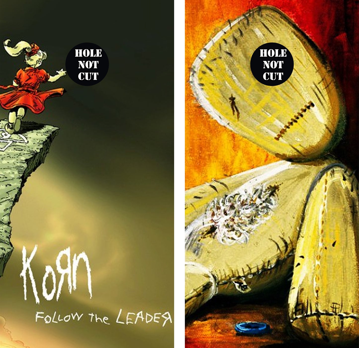 Korn Follow the Leader Cornhole Vinyl Wraps/Skins
