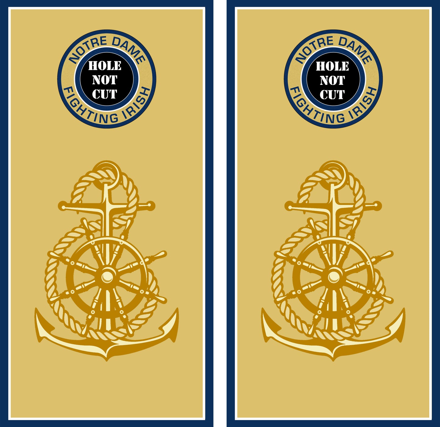 Norte Dame Anchor Vinyl Wraps/Skins