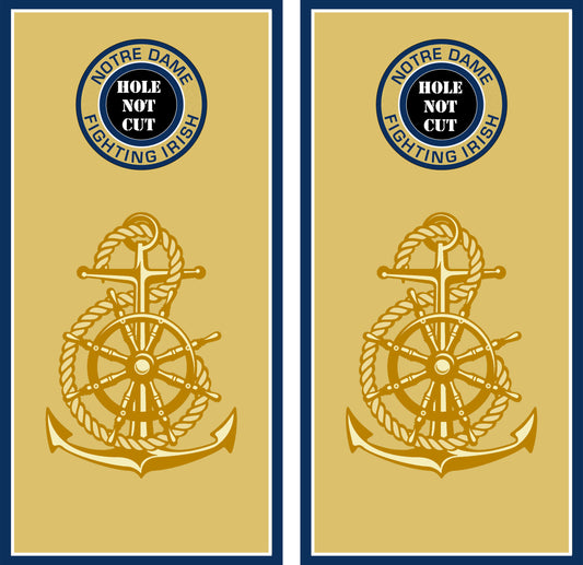 Norte Dame Anchor Vinyl Wraps/Skins