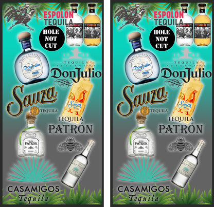 Various Tequila Logos Wraps/Skins