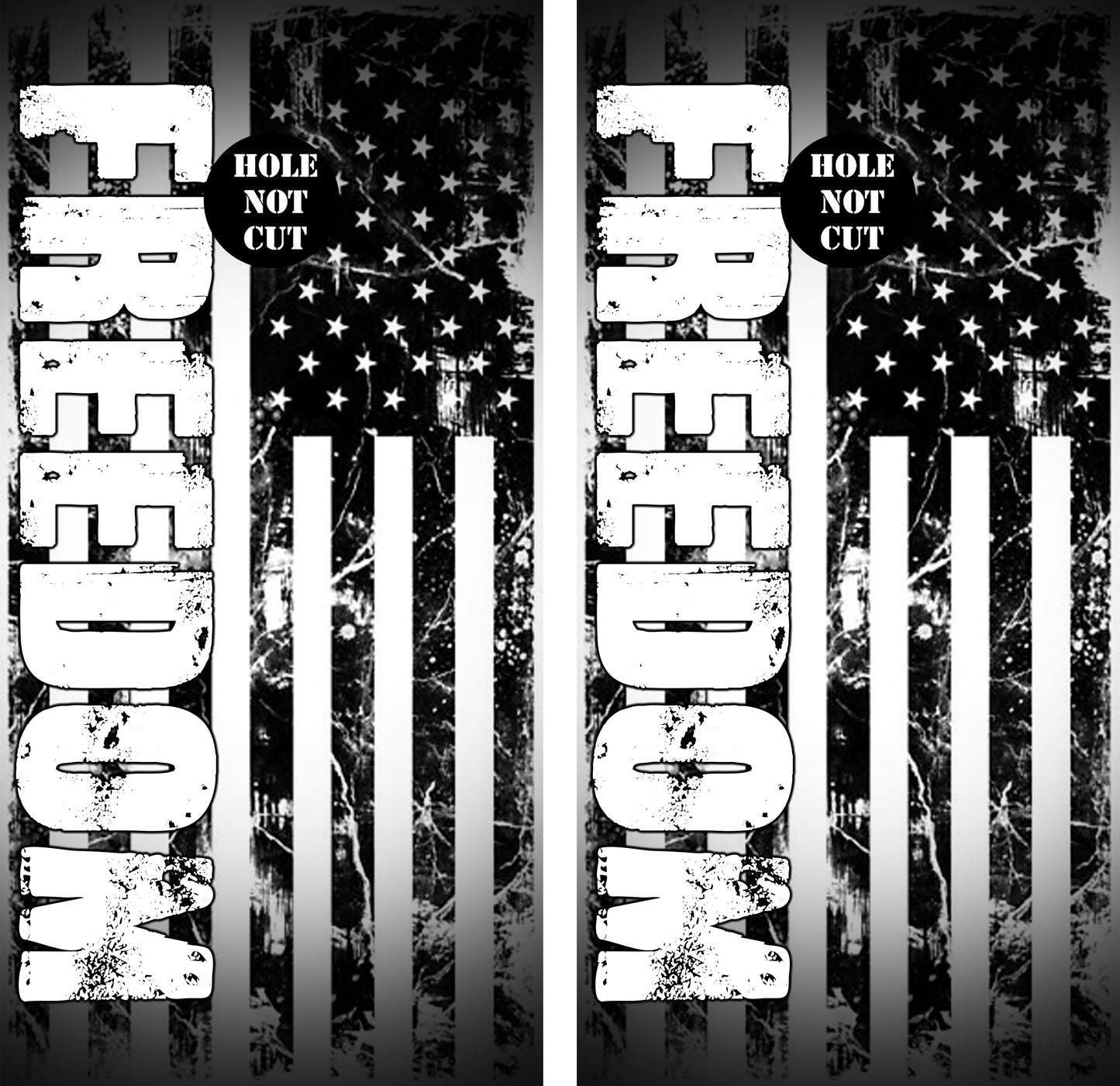 Black American Flag Freedom Vinyl Wraps/Skins