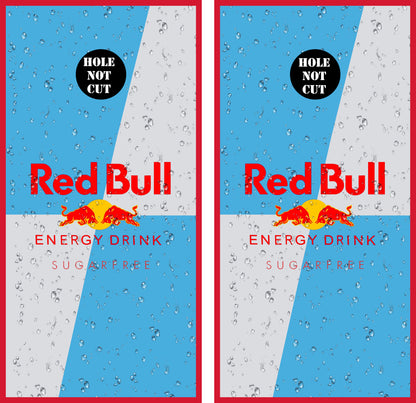 Sugar Free RedBull energy Drink Cornhole Wraps/Skins
