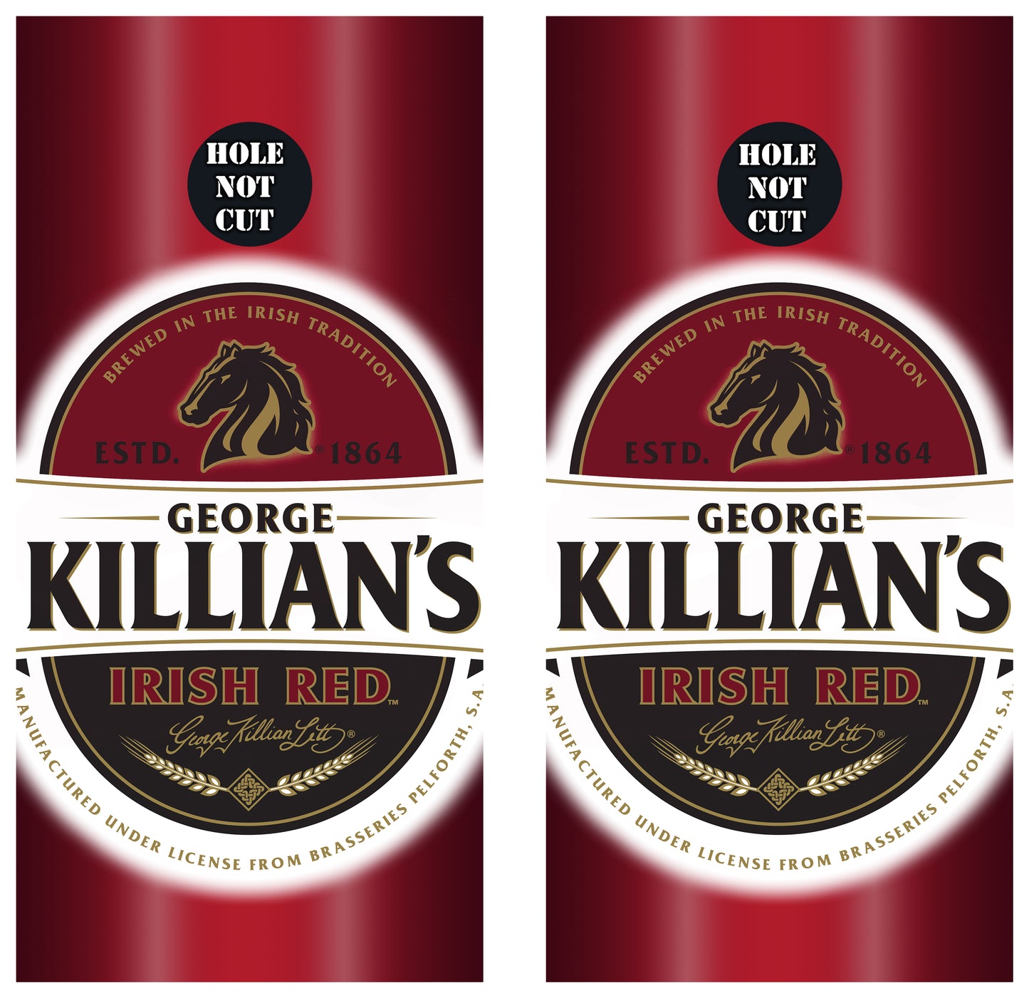 Killian's Red Ale Cornhole Wraps/Skins