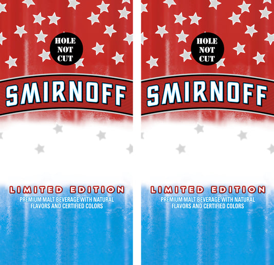 Smirnoff Vodka Cornhole Wraps/Skins