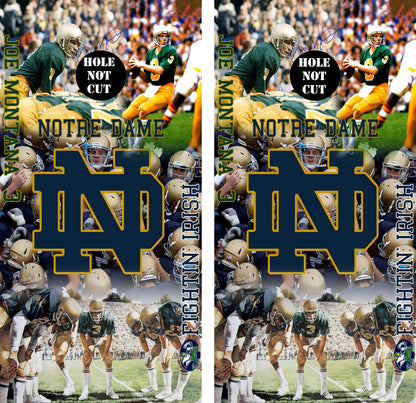 Notre Dame Football Collage Vinyl Wraps/Skins