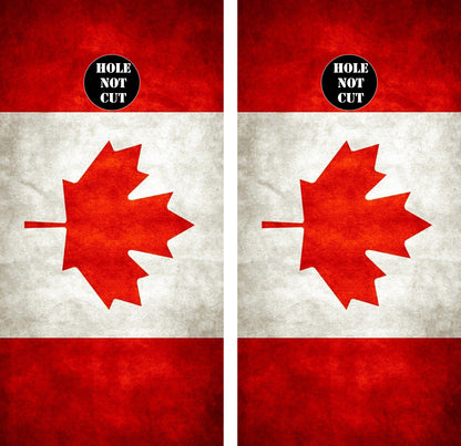 Canadian Flag Cornhole Wraps/Skins