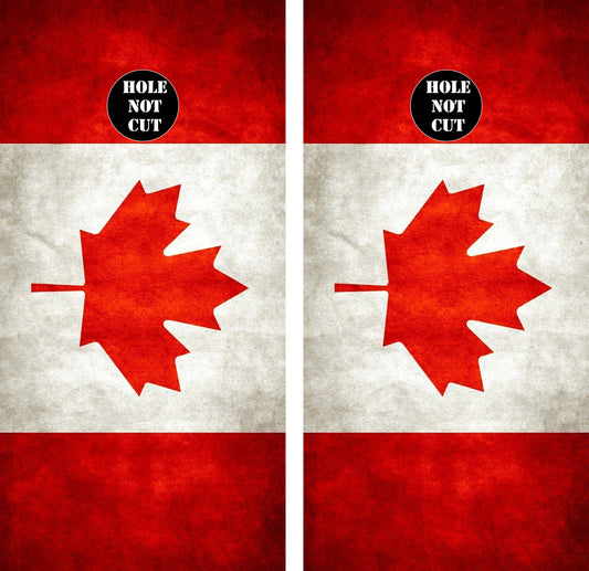 Canadian Flag Cornhole Wraps/Skins
