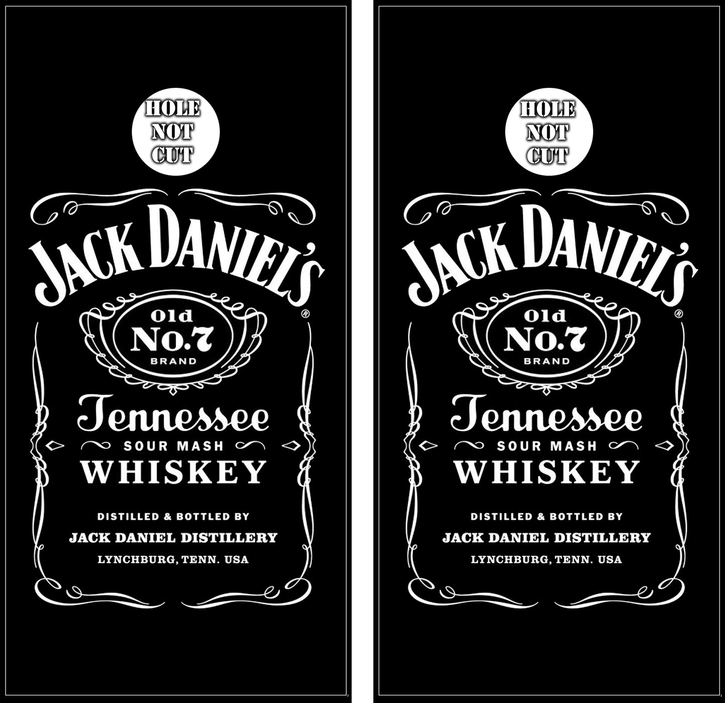 Jack Daniel's No. 7 Cornhole Vinyl Wraps