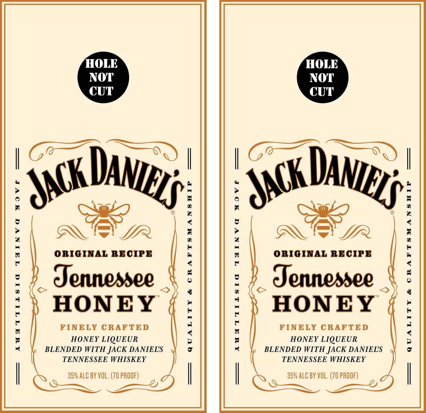 Jack Daniel's Tennesse Honey Wraps/Skins